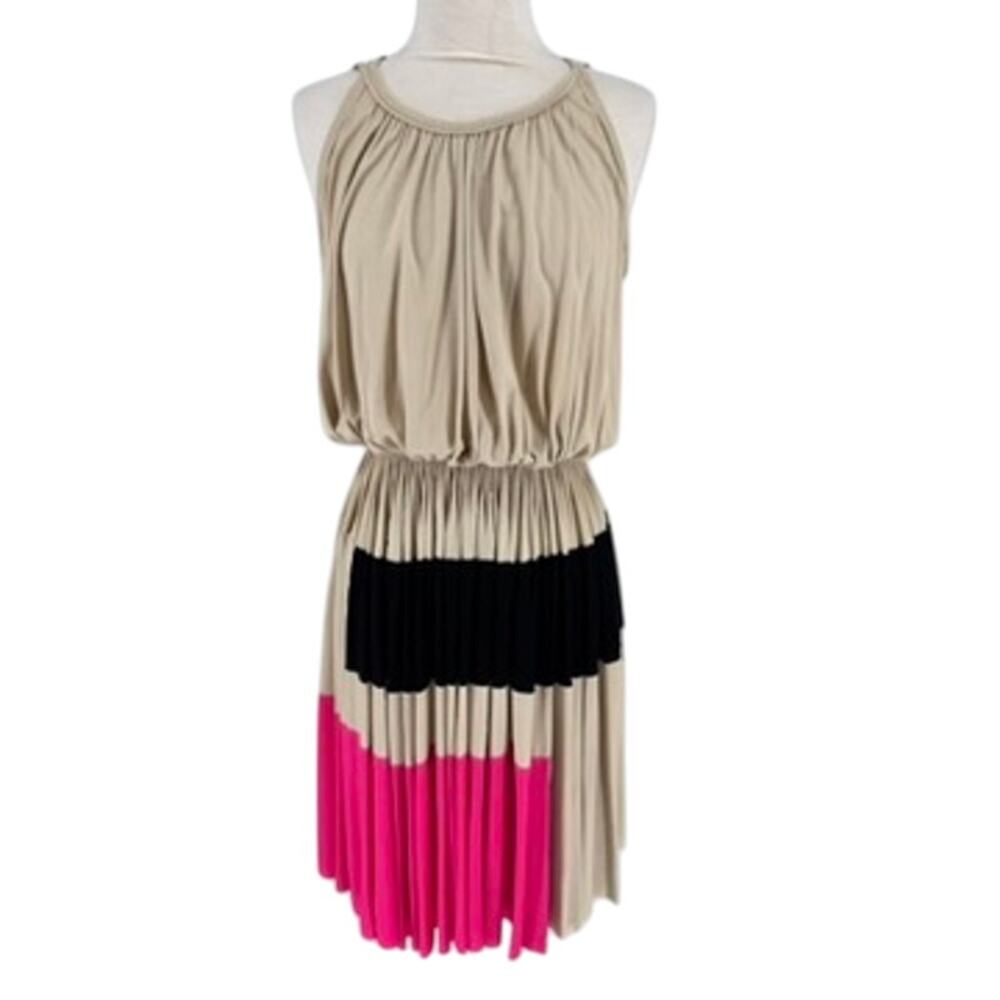 Tomas Maier Dress Size Medium Colorblock Elegant